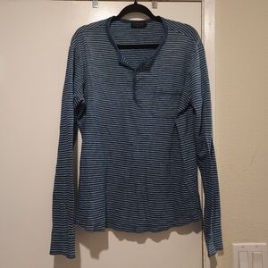 Blue Striped Women's Shirt